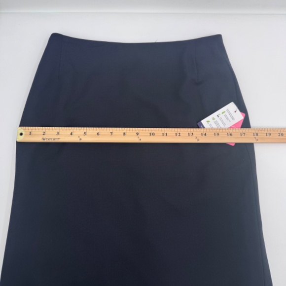 Brook Taverner Skirt Women 8R NEW Blue Pencil Straight Office Career Pluto - Picture 10 of 12